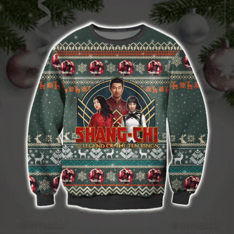 Shang-chi And The Ten Rings Ugly Christmas Sweater