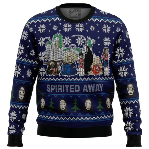 Studio Ghibli Spirited Away 1 Ugly Sweater Gifts, Studio Ghibli Spirited Away Gift Fan Ugly Sweater 895
