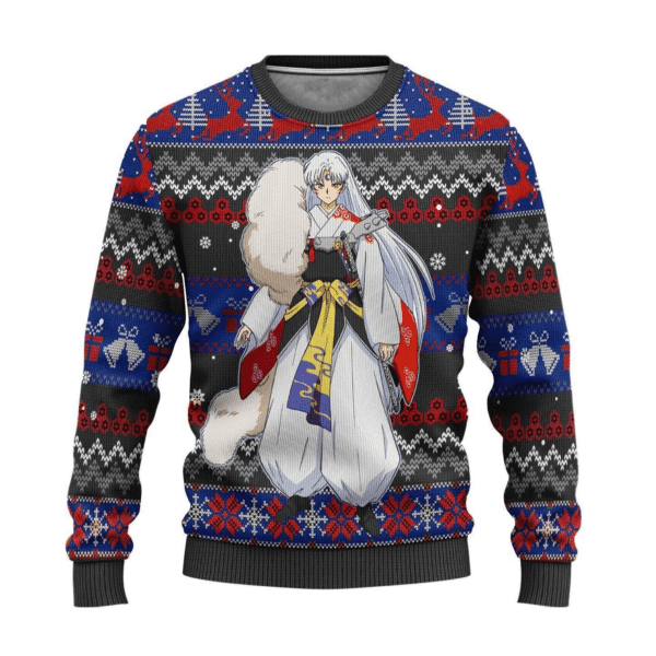 Inuyasha Anime 4 Ugly Sweater Gifts, Inuyasha Anime Gift Fan Ugly Sweater 487