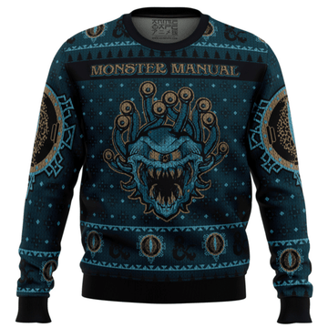 Dungeons Dragons Monster Manual Ugly Sweater Gifts, Dungeons Dragons Monster Manualgift Fan Ugly Sweater 221