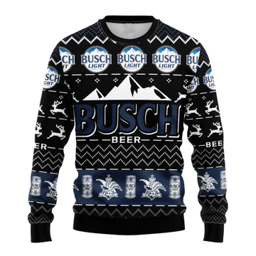 Busch Light Beer 11 Ugly Sweater Gifts, Busch Beer Gift Fan Ugly Sweater 889