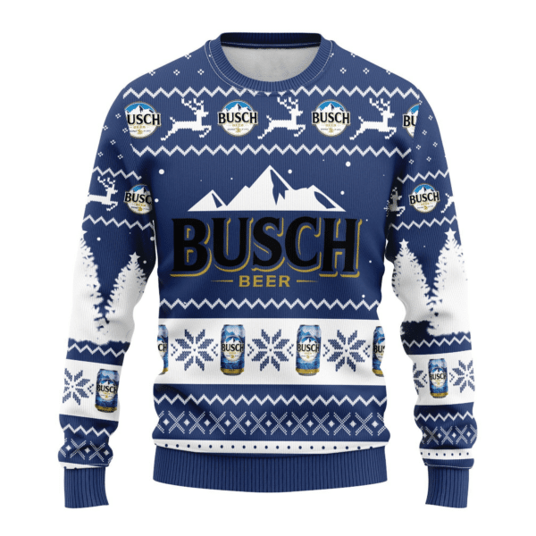 Busch Light Beer 12 Ugly Sweater Gifts, Busch Beer Gift Fan Ugly Sweater 870