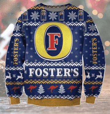 Fosters Beer Ugly Sweater Gifts, Fosters Beer Gift Fan Ugly Sweater 518