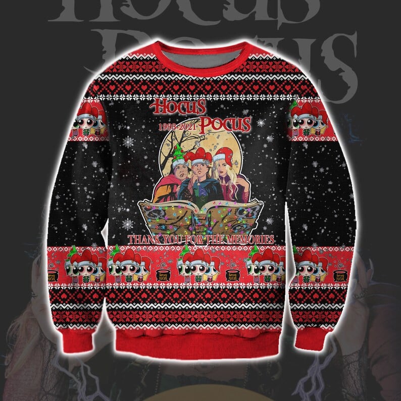 Hocus Pocus 28 Years Ugly Sweatshirt, Christmas Ugly Sweater