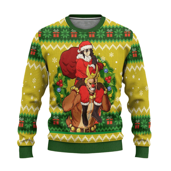My Hero Academia Anime Aizawa 35 Ugly Sweater Gifts, My Hero Academia Anime Gift Fan Ugly Sweater 806