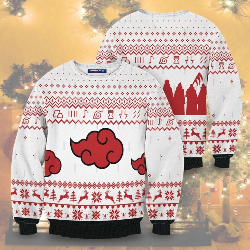 Akatsuki Naruto Anime Ugly Christmas Sweater