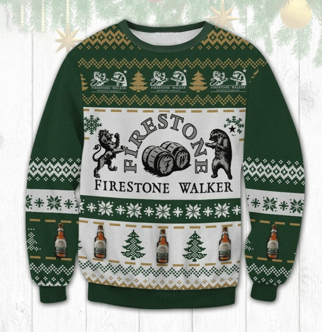 Firestone Walker Beer Ugly Sweater Gifts, Firestone Walker Beer Gift Fan Ugly Sweater