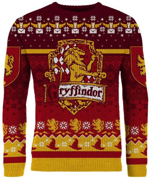 Harry Potter: Ten Gifts To Gryffindor Ugly Christmas Sweater/jumper - Merchoid