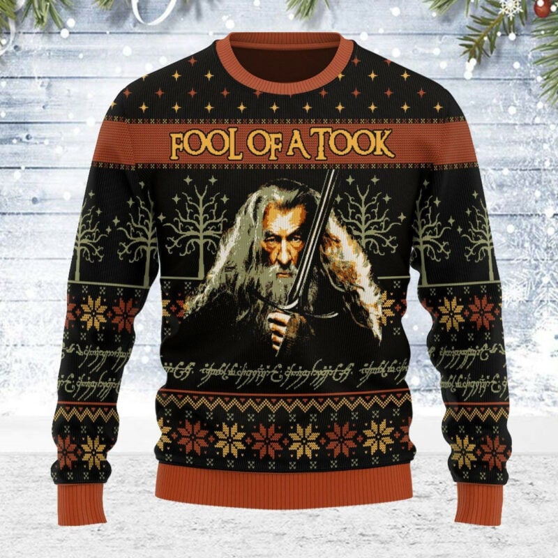 Merry Christmas Gift Fool Of A Took Sweater