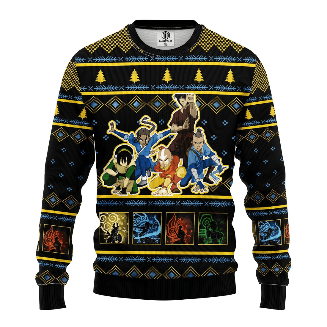 Avatar Last Airbender Merry Xmas Gift Ugly Christmas Sweater 337