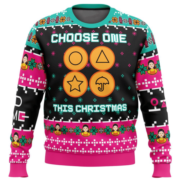 Squid Game Series 8 Ugly Sweater Gifts, Squid Game Series Gift Fan Ugly Sweater 236