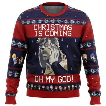 Joseph Joestar Oh My God Jojos Bizarre Adventure Ugly Sweater Gifts, Joseph Joestar Oh My God Jojos Bizarre Adventure Gift Fan Ugly Sweater 923