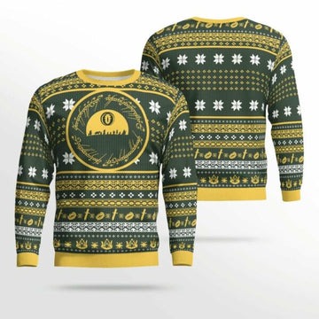 The Fellowship Lotr Ugly Sweater, Christmas Gift, The Fellowship Lotr Ugly Christmas Sweater 380