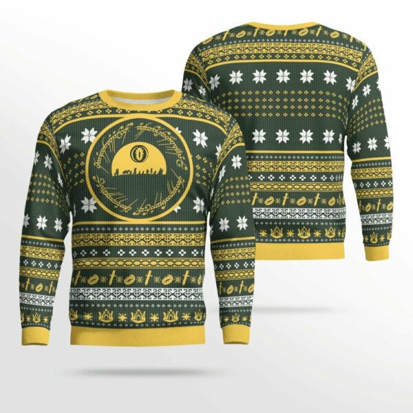 The Fellowship Lotr Ugly Sweater, Christmas Gift, The Fellowship Lotr Ugly Christmas Sweater 380
