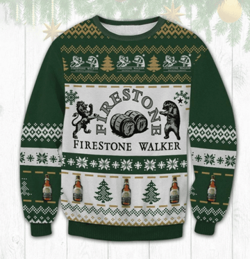 Firestone Walker Beer Ugly Sweater Gifts, Firestone Walker Beer Gift Fan Ugly Sweater 725