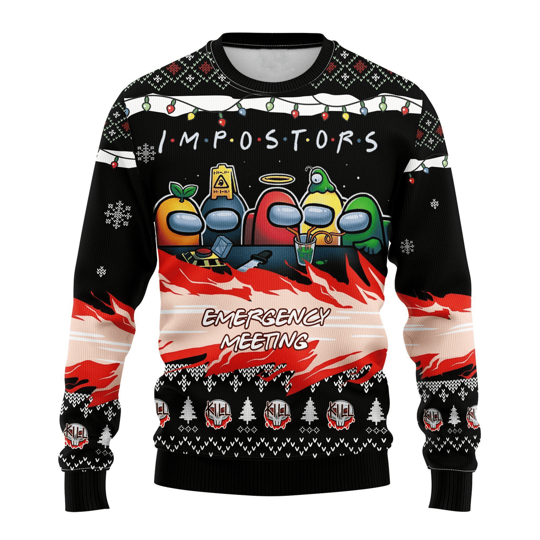 Among Us 11 Ugly Sweater Gifts, Among Us Gift Fan Ugly Sweater