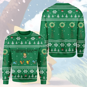 Starter Pack It's Dangerous To Go Alone Take One Of These Ugly Christmas Sweater