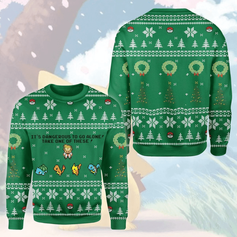 Starter Pack It's Dangerous To Go Alone Take One Of These Ugly Christmas Sweater