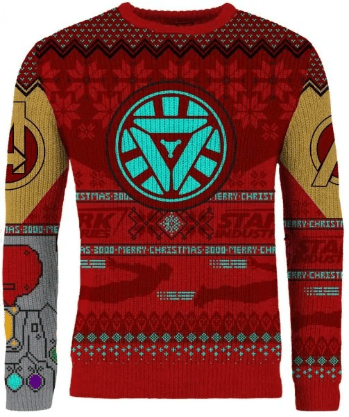 Avengers Iron Man Power Gauntlet Christmas Sweater, Iron Man Christmas Gift, Iron Man Christmas Shirt