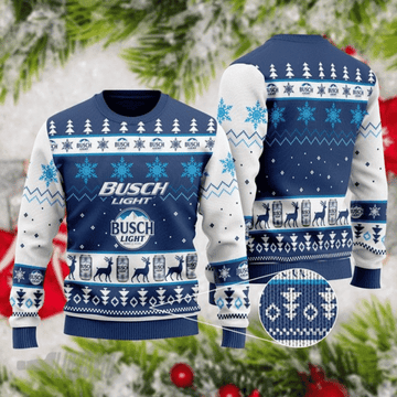 Busch Light Beer 8 Ugly Sweater Gifts, Busch Beer Gift Fan Ugly Sweater