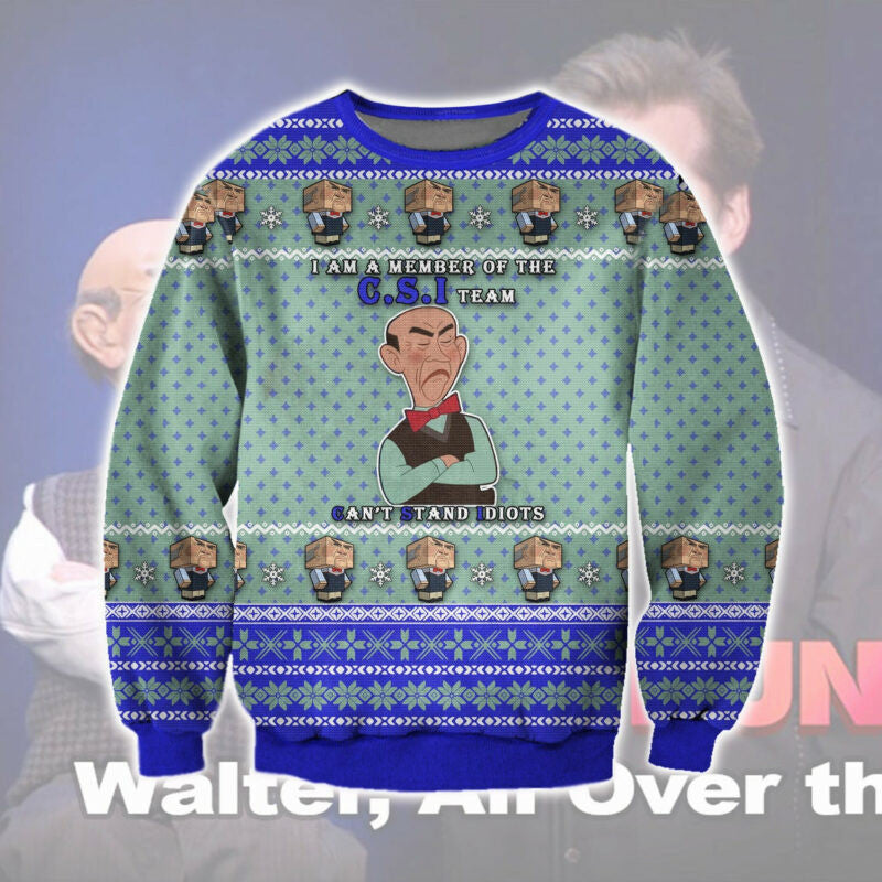 Walter Jeff Dunham Merry Christmas Ugly Sweatshirt, Christmas Ugly Sweater