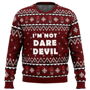 Im Not Daredevil Marvel Ugly Sweater Gifts, Im Not Daredevil Marvel Gift Fan Ugly Sweater 4