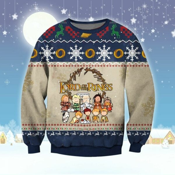 Lord Of The Rings Funny Characters Lord Ugly Sweater, Christmas Gift , Lord Of The Rings Funny Characters Lord Ugly Christmas Sweater 17