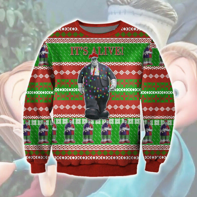 Frankenstein's Monster Ugly Christmas Sweater