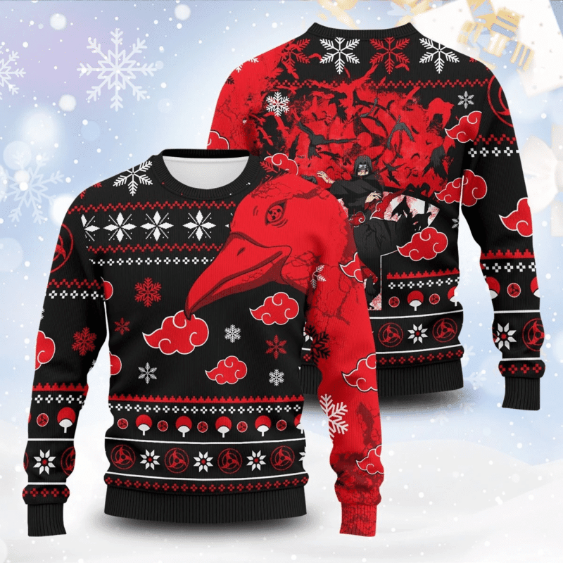 Summoning Crow Ugly Christmas Sweater