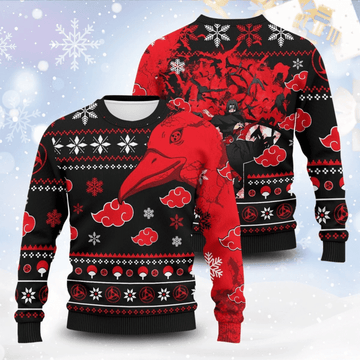 Summoning Crow Ugly Christmas Sweater