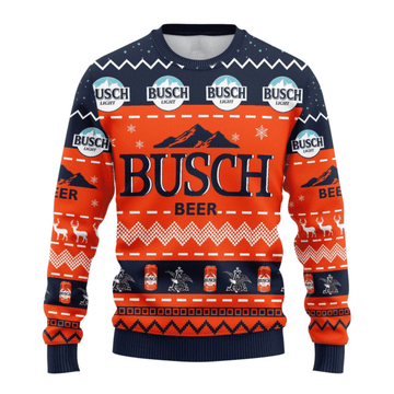 Busch Light Beer 4 Ugly Sweater Gifts, Busch Beer Gift Fan Ugly Sweater 203
