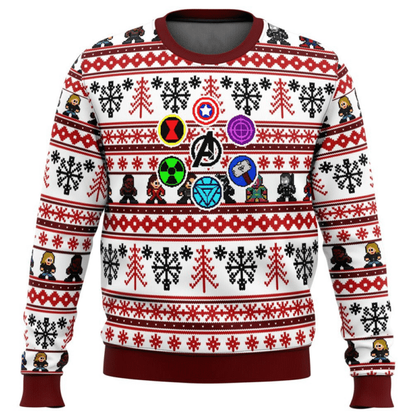 Marvel Avengers Retro Ugly Sweater Gifts, Marvel Gift Fan Ugly Sweater 706