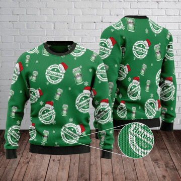 Heineken 2 Ugly Sweater Gifts, Heineken Gift Fan Ugly Sweater 11