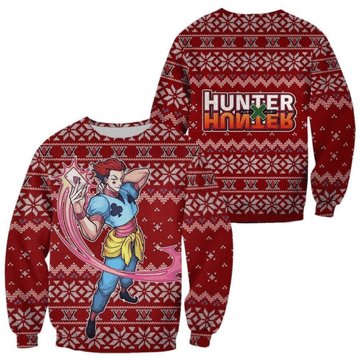 Hunter X Hunter Anime Hisoka 2 Ugly Sweater, Hunter X Hunter Anime Gift Fan Ugly Sweater 336