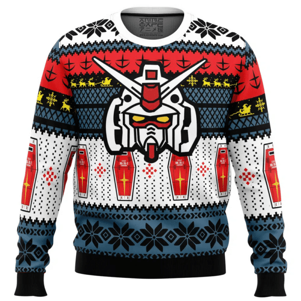 Rx 78 Gundam Ugly Sweater Gifts, Rx 78 Gundam Gift Fan Ugly Sweater 465