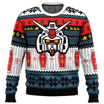 Rx 78 Gundam Ugly Sweater Gifts, Rx 78 Gundam Gift Fan Ugly Sweater 465
