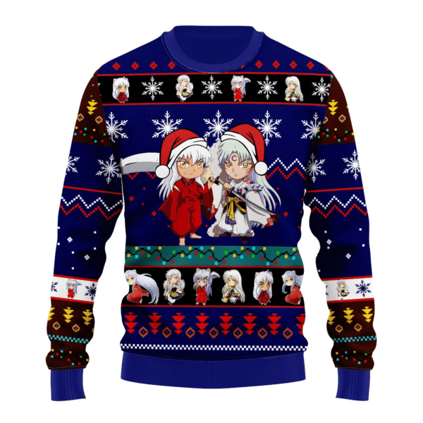 Inuyasha Anime 6 Ugly Sweater Gifts, Inuyasha Anime Gift Fan Ugly Sweater 363
