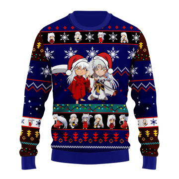 Inuyasha Anime 6 Ugly Sweater Gifts, Inuyasha Anime Gift Fan Ugly Sweater 363