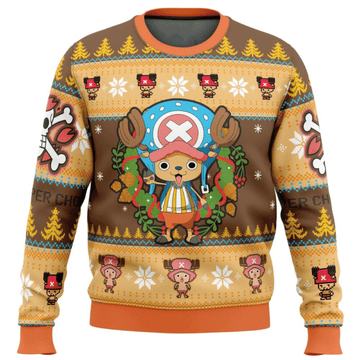 One Piece Anime Tony Tony Chopper 2 Ugly Sweater Gifts, One Piece Anime Gift Fan Ugly Sweater 111