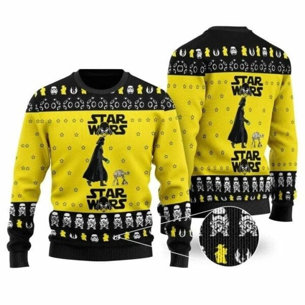 Darth Vader Starwars 4 Christmas Ugly Sweater, Darth Vader Starwars Christmas Gift, Darth Vader Starwars Christmas Shirt 45