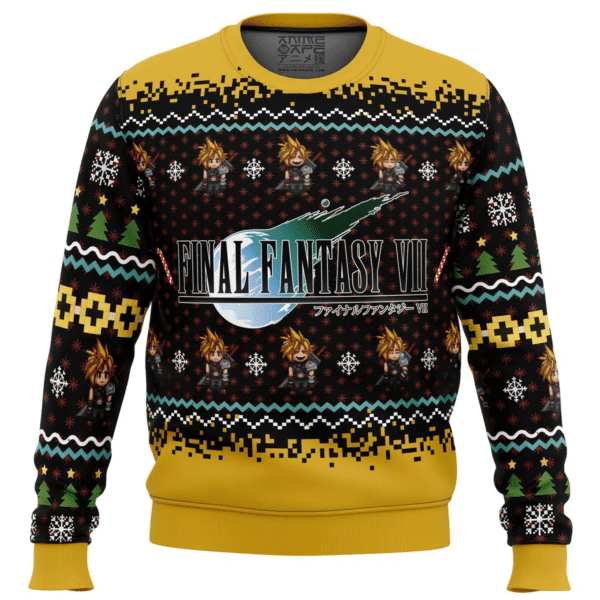 Final Fantasy Vii Ugly Sweater Gifts, Final Fantasy Vii Gift Fan Ugly Sweater 738