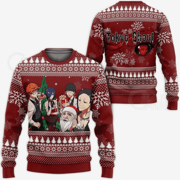 Tokyo Ghoul Anime 3 Ugly Sweater Gifts, Tokyo Ghoul Anime Gift Fan Ugly Sweater 640