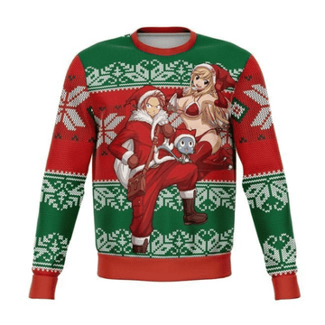 Fairy Tail Anime Christmas 3 Ugly Sweater Gifts, Fairy Tail Anime Gift Fan Ugly Sweater 578