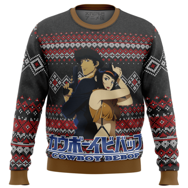 Cowboy Bebop Ugly Sweater Gifts, Cowboy Bebop Gift Fan Ugly Sweater 448