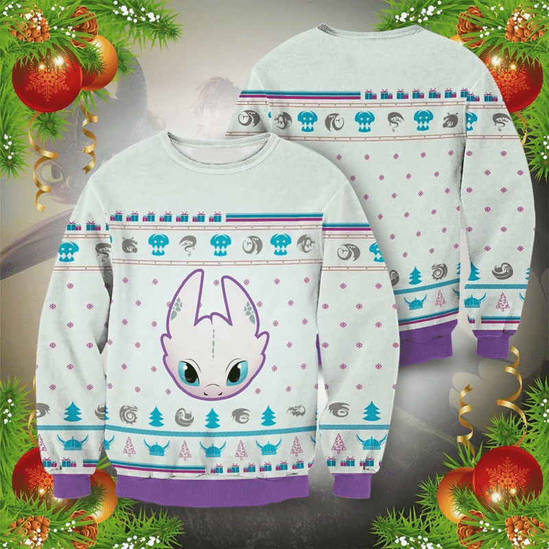 Light Fury Ugly Christmas Sweater