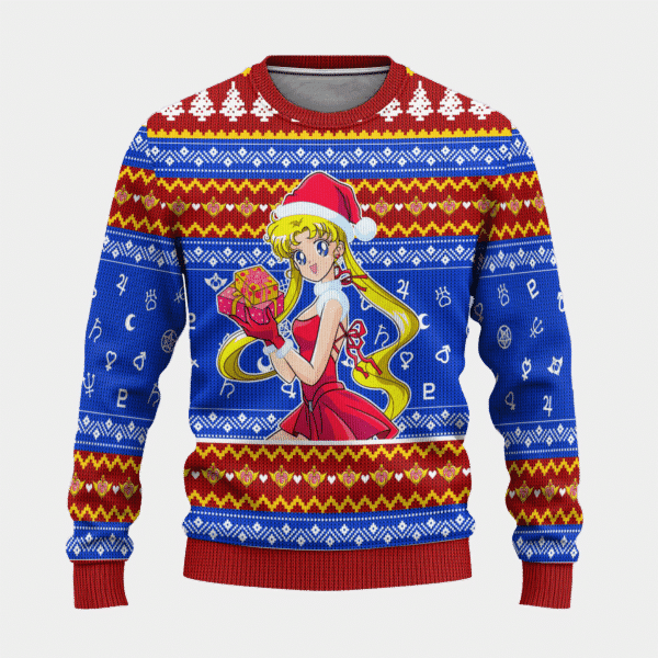 Sailor Moon Anime 17 Ugly Sweater Gifts,sailor Moon Anime Gift Fan Ugly Sweater 393