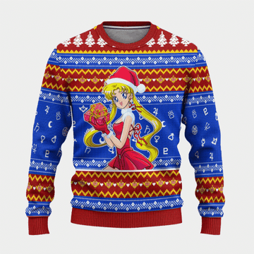 Sailor Moon Anime 17 Ugly Sweater Gifts,sailor Moon Anime Gift Fan Ugly Sweater 393