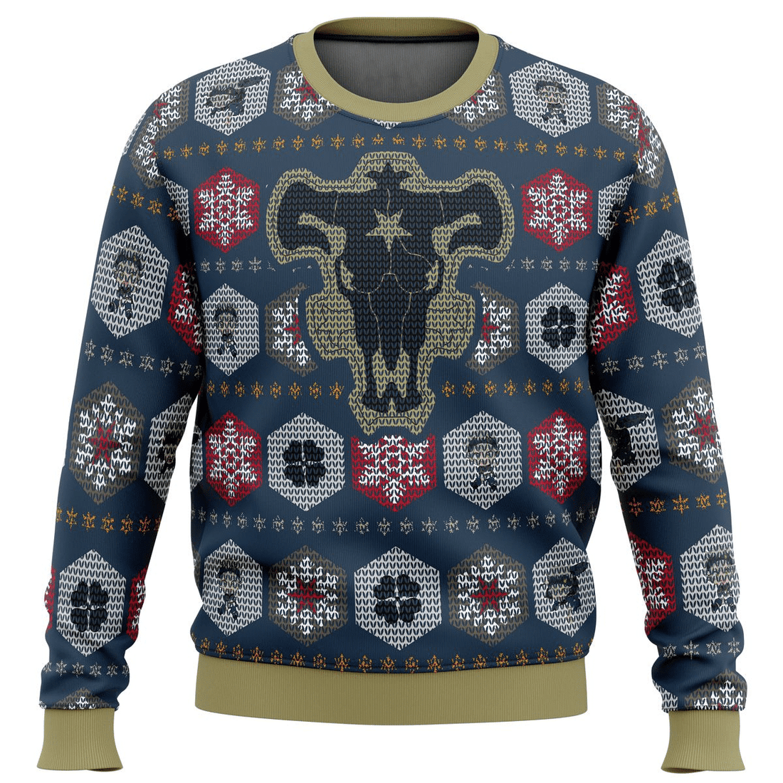Black Clover Anime Asta 9 Ugly Sweater Gifts, Black Clover Anime Gift Fan Ugly Sweater