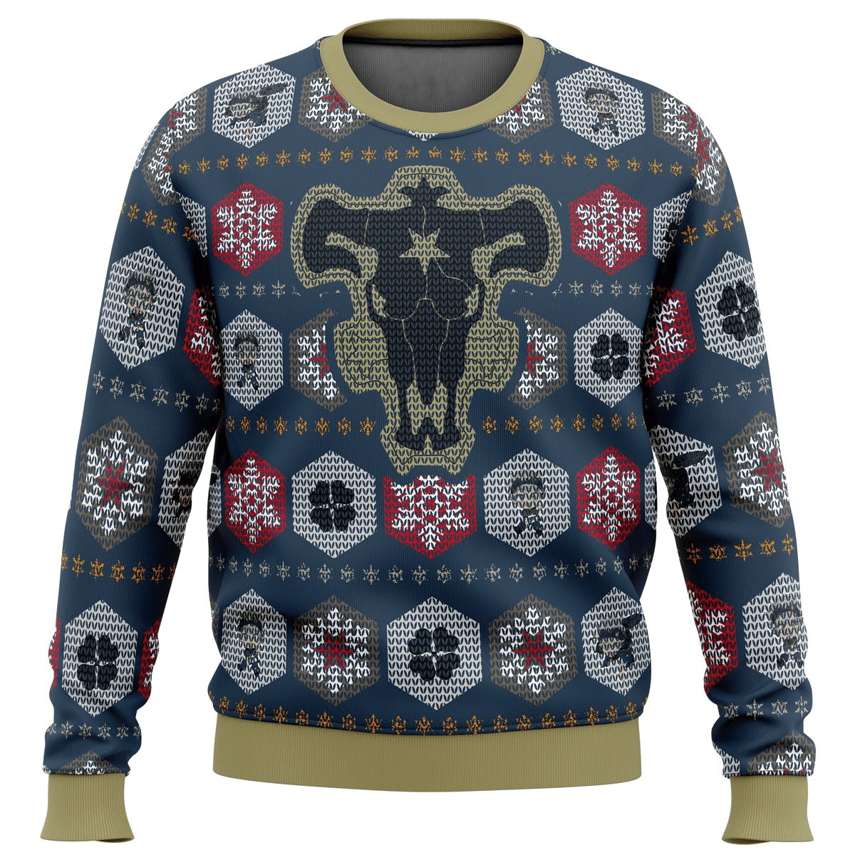 Black Clover Anime Asta 9 Ugly Sweater Gifts, Black Clover Anime Gift Fan Ugly Sweater