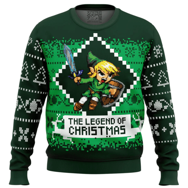 The Legend Of Christmas The Legend Of Zelda Ugly Sweater Gifts, The Legend Of Zelda Gift Fan Ugly Sweater 358